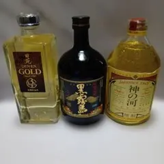 本格焼酎 3本セット 田苑ゴールド 黒霧島 神の河のサムネイル