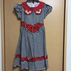 ストライプ 半袖ワンピース 120〜130cm