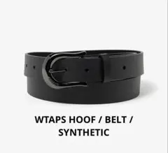 新品未使用　WTAPS ベルト サイズF WTAPS 2024FW HOOF BELT BLACK Lサイズ - メルカリ