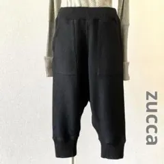 Zucca イージーサルエルパンツ S ネイビー ストレッチ ナイロン ズッカ