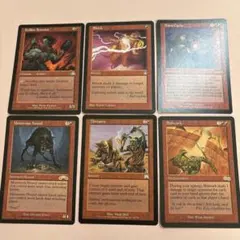 （B）MTG 赤カード 6枚セット まとめ売り