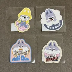 straykids ポップアップストア オンラインくじ ウルフチャン 4点セット