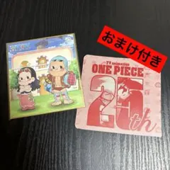 ワンピース×FUJIYAミニ色紙　ロビン　フランキー　ONE PIECE 不二家