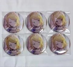 プロセカ　グリッター缶バッジ　4A 鏡音リン