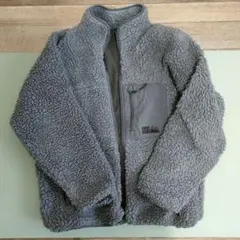 FIRST DOWN グレー フリース　ボアジャケット