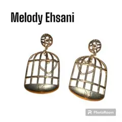 希少！Melody Ehsani 鳥かご型　ピアス ゴールドY2K
