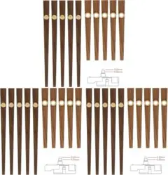 15セット 木製時計 針 時計修理キット クォーツムーブメント 交換部品