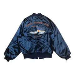 ネイビー ナイロンジャケット Sam刺繍