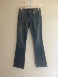 JOE'S フレアパンツ ダークブルー　26のサムネイル