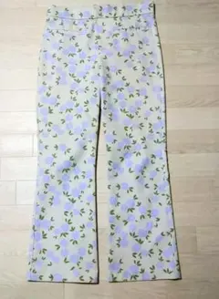 ZARA フレアパンツ M 花柄