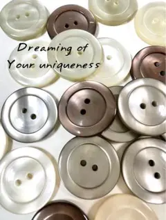 大きいボタン　25mm ジャケット用ボタン　コート用ボタン　50個入り