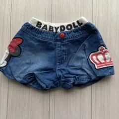 BABYDOLL ミッキー ミニー 半ズボン 100cm