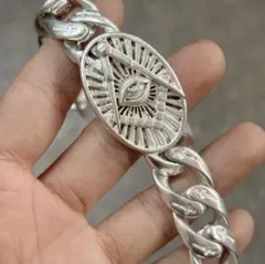 Karaku カラク S925銀メッキ「ホルスの目」エジプト刻印入り 