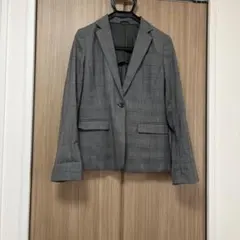 SUIT SELECT チェック柄ジャケット Lサイズ
