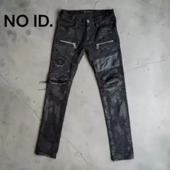 NO ID. ×OVERDESIGNコラボ バイカー スキニーデニム - メルカリ