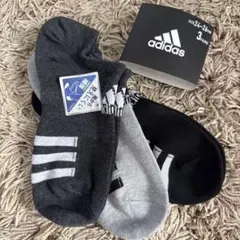 adidas 見えにくいデザイン ソックス 3足セット 24-26cm