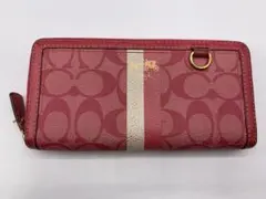 COACH コーチ ラウンド ファスナー 長財布 ウォレット シグネチャー