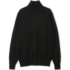 スーツセレクト タートルネック ニット L ブラック セーター