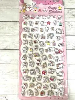 ハローキティマシュマロシール　ぷくぷくシール　mini