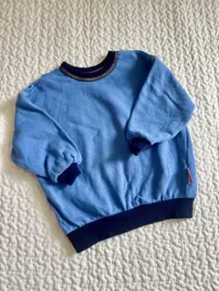 マーキーズ 青 トレーナー 裏毛 80