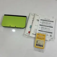 Newニンテンドー3DS LL ライム　ブラック　画面焼けあり。