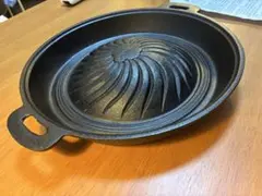 未使用品】プロトの鉄鍋 鋳鉄製 焼肉 ジンギスカン鍋 京都・職人手作り