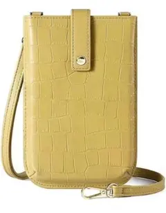 i22 スマホポーチ レディース ショルダーバッグ マホポシェット カーキ