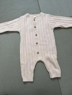 cottoli リブ編みロンパース 70cm