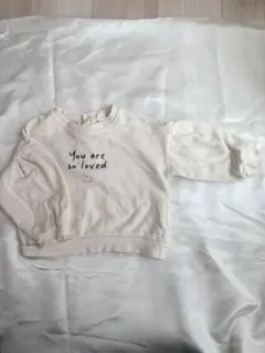 パフスリーブ トレーナー You are so loved