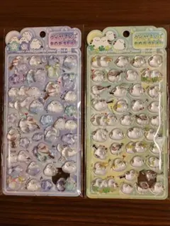 シマエナガ　ダイヤモンドポップシール ボンボンドロップ風