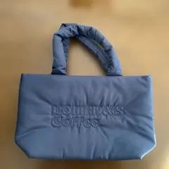 【未使用品】コメダ珈琲 グレー トートバッグ チェック柄内装