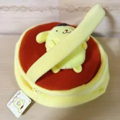 ポムポムプリンのパンケーキ型クッションぬいぐるみ ポムポムプリン パンケーキ型クッション