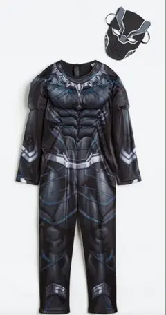 H&M キッズ　なりきり　ブラックパンサー　マーベル　120サイズ　一度のみ着用