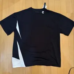 【新品未使用】CRONOS 半袖Tシャツ M ホワイト/ブラック CRONOS BLACK MOCK NECK BIG LOGO SHORT SLEEVE SHIRT【WHITE