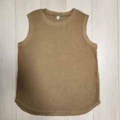UNIQLO ワッフル　タンクトップ L
