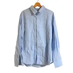 ワイシャツ 長袖 メンズ オックスフォードシャツ ビジネス カジュアル サイズL