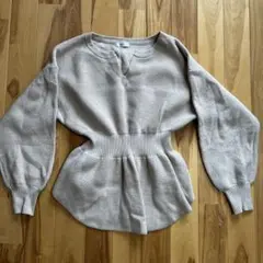 LOWRYS FARM ベージュ Vネックセーター Fサイズ