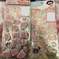 正規品　こびとづかん　もっちもちシール２枚