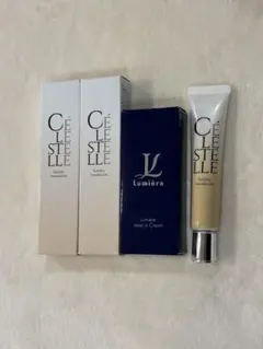 セレスティル ステリファイ クリーム & リキッドファンデーション セット　新品 セレスティル ステリファイ クリーム 3個＆ リキッド ファンデーション