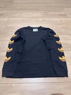 adidas ブラック 長袖カットソー L