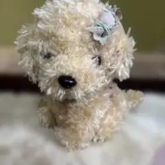 いちごリボン付き犬のぬいぐるみ 約20cm - メルカリ