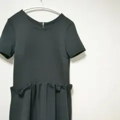 【日本製】ジルスチュアート JILL STUART ウエストフリル ワンピース