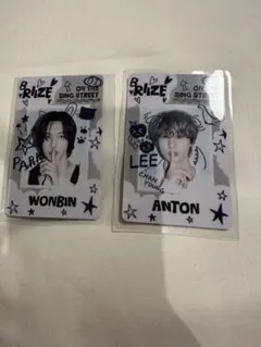 RIIZE ウォンビン アントン セット　ポップアップ ID トレカ　キオスク