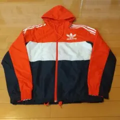 adidas original アディダスフード付き パーカーナイロンジャケット