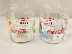 ★コカコーラ くまのプーさん 2点セット ガラス容器 グラス