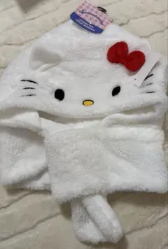 ハローキティ　サンリオ　ティペット　帽子　しまむら　マフラー　アベイル