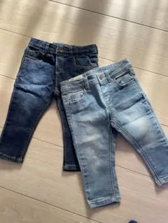 ZARA ベビー デニムパンツ 6-9M 2色セット