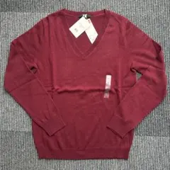 UNIQLO】24FW 新品同様 カシミヤクルーネックセーター XL ワイン | Mercari