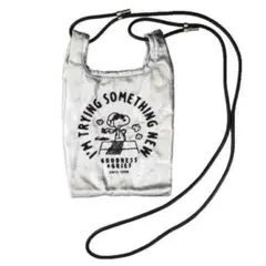 ルートート☆パッカブルショッパー型ミニショルダー シルバー