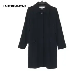 LAUTREAMONT ウールコート ２ 黒　ステンカラーのサムネイル